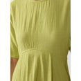 thumbnail image 4 of Midi A-Line Dress with Crew Neck, 4 of 5