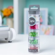 Sizzix Christmas Fir Tree Sequins & Beads in 5 Pots with Festive Embellishments