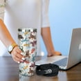 thumbnail image 5 of 30 oz Frog Tumbler with Handle Gifts for Frog Lover 30oz Stainless Steel Travel Cup Mug Water Bottle, 5 of 6