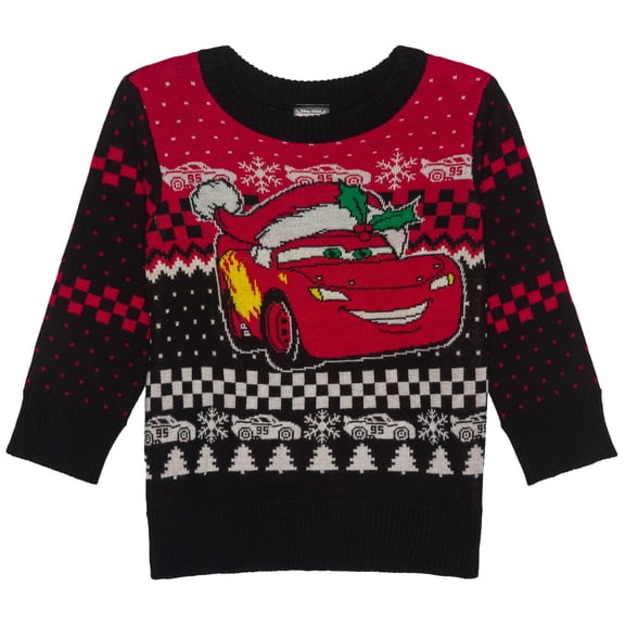 Disney - Cars Lightning McQueen Christmas Graphic Fleece Sweatshirt