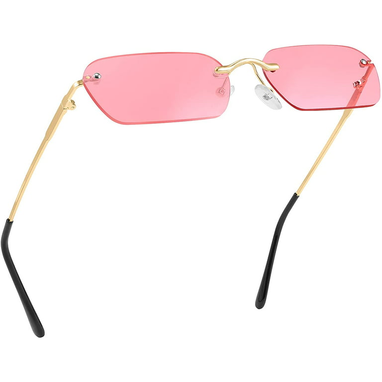 Men's Vintage Rimless Sunglasses