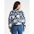 thumbnail image 4 of Time and Tru Women's Quilted Cotton Jacket, Sizes XS-XXXL, 4 of 6