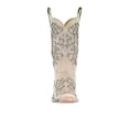thumbnail image 5 of Corral Boots Womens Glitter Studded Tooled Inlay Square Toe Cowboy  Mid Cal, 5 of 5