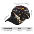 thumbnail image 5 of Kdxio Unisex American Bald Eagle Warrior Pattern Baseball Cap Unisex Washed Classic Adjustable Hat, 5 of 5