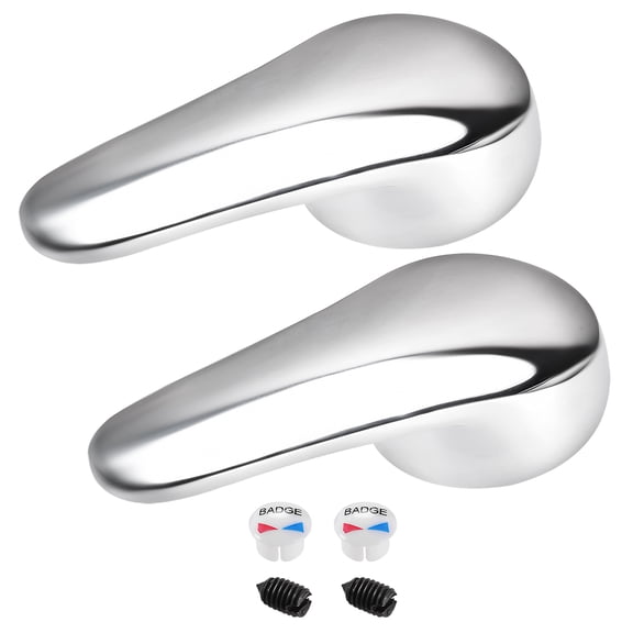 Uxcell 40mm Cartridge Faucet Single Lever Handle Replacement 2 Pack