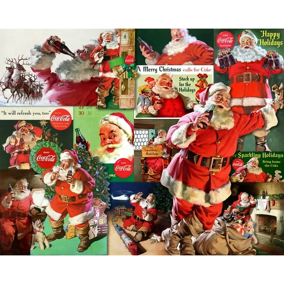 Springbok 500 Piece Coca-Cola Sparkling Holidays Jigsaw Puzzle for Adults