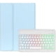 thumbnail image 1 of Funda Protectora con Teclado Retroiluminado, Azul Cielo+blanco para Galaxy Tab A9+/A11+ 11 Inch, 1 of 7