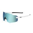 thumbnail image 1 of KOO Supernova Sunglasses I 100% UV Protection, Multi-Sport, Running & Cycling Performance Sunglasses - White Torquoise, 1 of 5