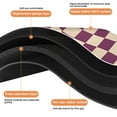 thumbnail image 3 of Ultra-Soft, Absorbent Microfiber Bath Mat: Checkered, Non-Slip, Long Bathroom Runner Rug. Easy to Clean Floor Mats for Bathtub Showers, 20x32in, 3 of 5