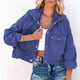 thumbnail image 5 of Chaqueta Vaquera Corta de Mujer Chaqueta Ligera con Botones Cárdigan Oversize con Gorro ANGGREK Otros, 5 of 6