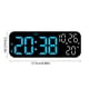 thumbnail image 3 of Despertador digital con pantalla de temperatura y humedad | Reloj LED silencioso de mesita de noche para casa y oficina | Temporizador de cuenta regresiva y segundos saltables | Decoración moderna, 3 of 4