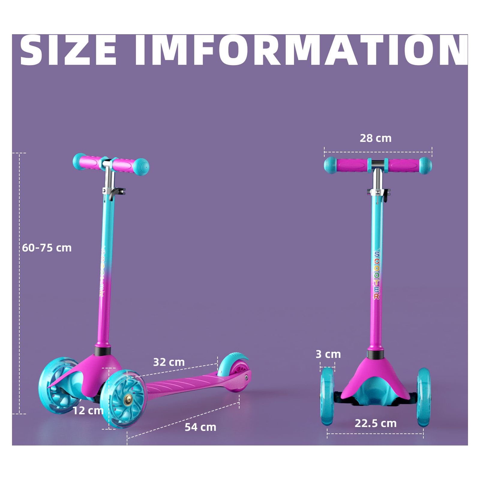 XJD 3-Wheel Kick Scooter for Toddlers Ages 2-5 photo 7