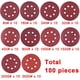 thumbnail image 3 of 100 Discos de lijado de 5 pulgadas Ticfox 80/180/240/320/400/800/1000/1500/2000/3000 papel de lija surtido, 3 of 9