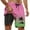 Z01-Pink, variant on YAYUBA 7 Inch Swim Trunks Men 2 In 1 with Compression Liner Quick Dry Breathable High Elastic Waist Mens Bathing Suit 9 Inch Inseam Light Upf Stretch Lined Summer Beach Swimwear