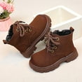 thumbnail image 7 of Ccpelsie Girls Winter Boots Toddler Girl Boots Warm Outdoor Boot for Little Kids Big Kids(Coffee,2), 7 of 7