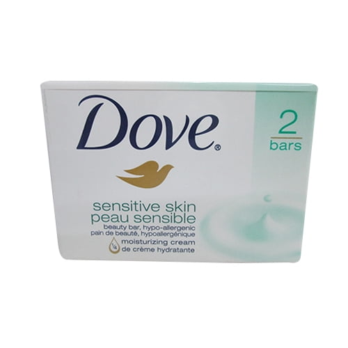 Unscented 3 Pack Dove Sensitive Skin Beauty Bar Soap 4 oz 2 Ct 