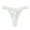 White, variant on Women Sexy V Shaped Ice Silk Thong Low Rise Hipster Seamless Thong