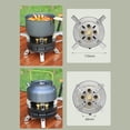 thumbnail image 2 of Réchauds à Allumage Électronique Extérieurs Accessoire de Cuisson Portable Réchaud à Gaz Pliable Réchaud à Cartouche Réglable pour Camping Randonnée, 2 of 8