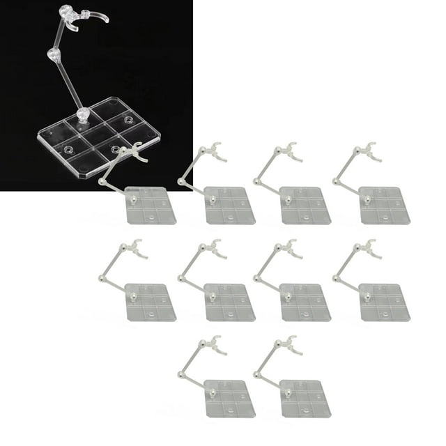 Anime Figure Stand, 10 Sets Acrylic Figure Display Stand for Indoor
