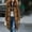 Coffee, variant on Miluxas Plus Size Women Solid Casual Thicker Winter Slim Down Lammy Jacket Coat Overcoat Coffee 10(XL)