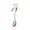 Multicolor, variant on Stainless Steel Wall-Mounted Bear Spoon Hanging Cup Coffee Stirrer,Cute Animal Design 304 Grade Metal Dessert Spoon,Colorful Plating Black
