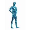 thumbnail image 4 of Cxenplz Unisex Metallic Bodysuit Full Cover Hood Adult Shiny One Piece Spandex Body Suit Bodysuit Costume, 4 of 5
