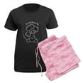 thumbnail image 5 of CafePress - Black Poodle Lover Women's Dark Pajamas - Women's Short Sleeve Print T-Shirt and Pants Dark Cotton Pajama Set, 5 of 7