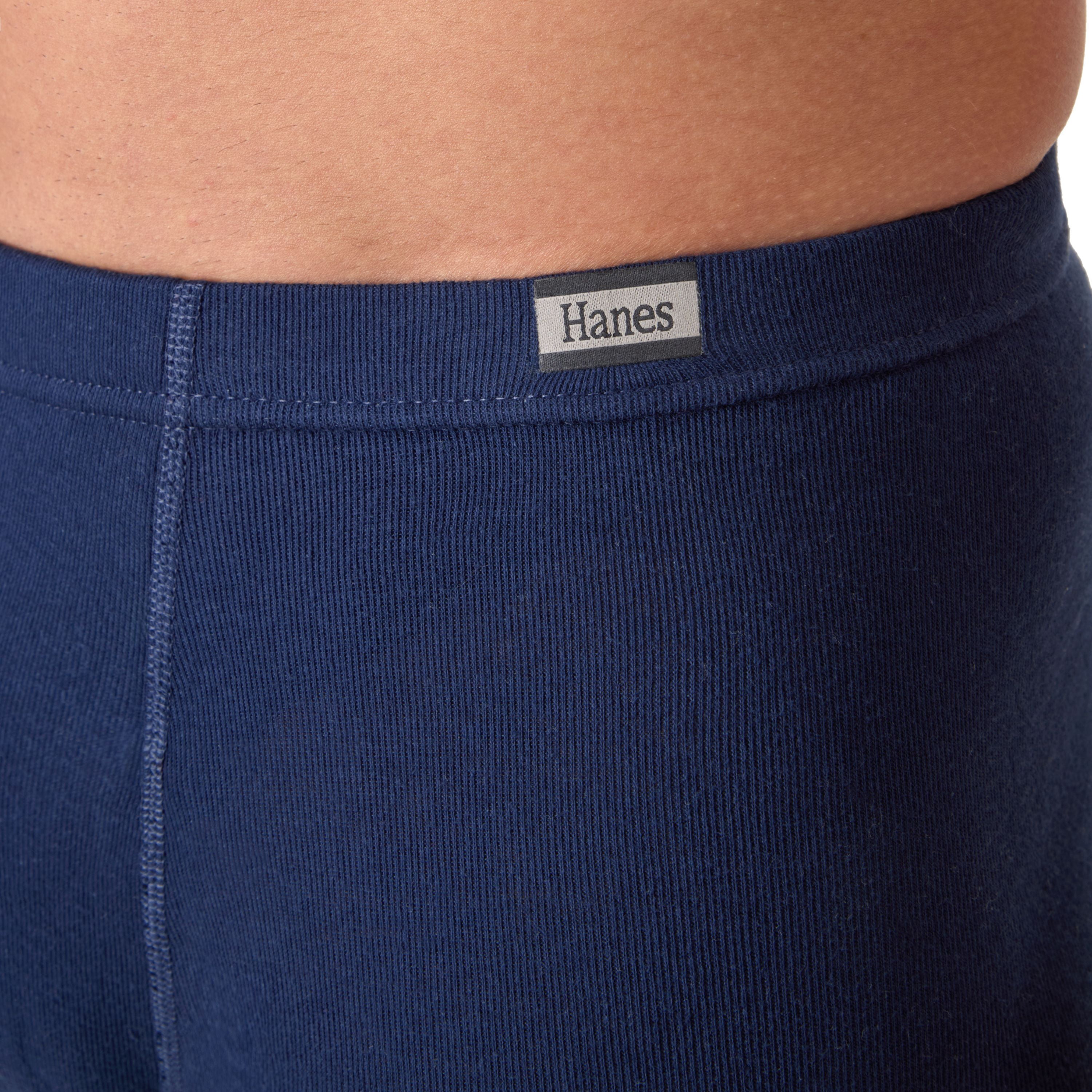 Hanes Men's Super Value Pack Covered Waistband Boxer Briefs 10 Pack