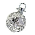 thumbnail image 3 of Beads Cage Charms Locket Pendant Settings for Memory Charms DIY Necklace Lotus, 3 of 9