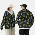thumbnail image 6 of Gaeub Avocado Men's and Women's UPF 50+ Long-Sleeved Sun Protection Clothing, Fishing Shirt Long Sleeve Zip - Large, 6 of 9
