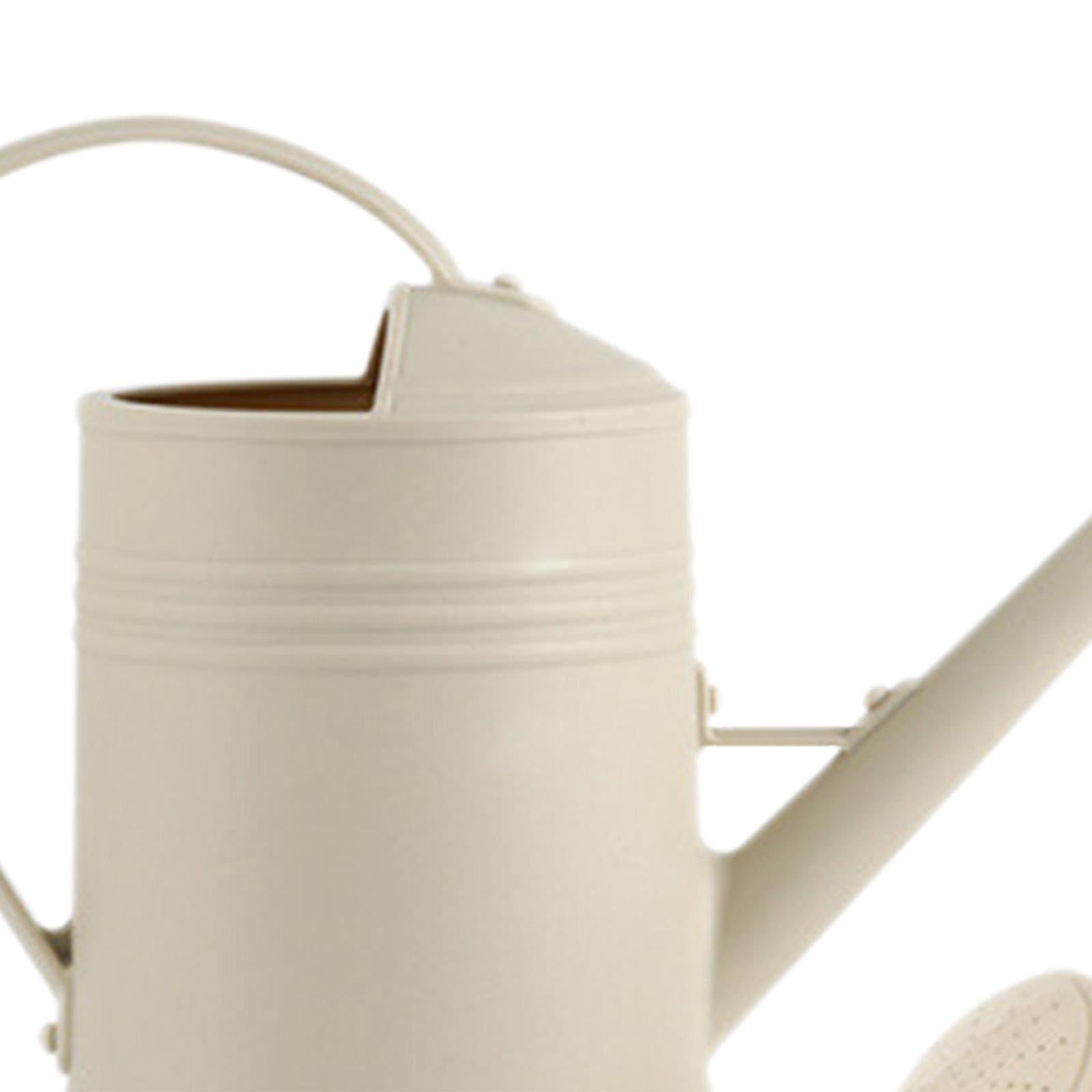 Gazechimp Long Mouth Watering Can 2L Garden Watering Can for Garden Flowers Vegetables Beige