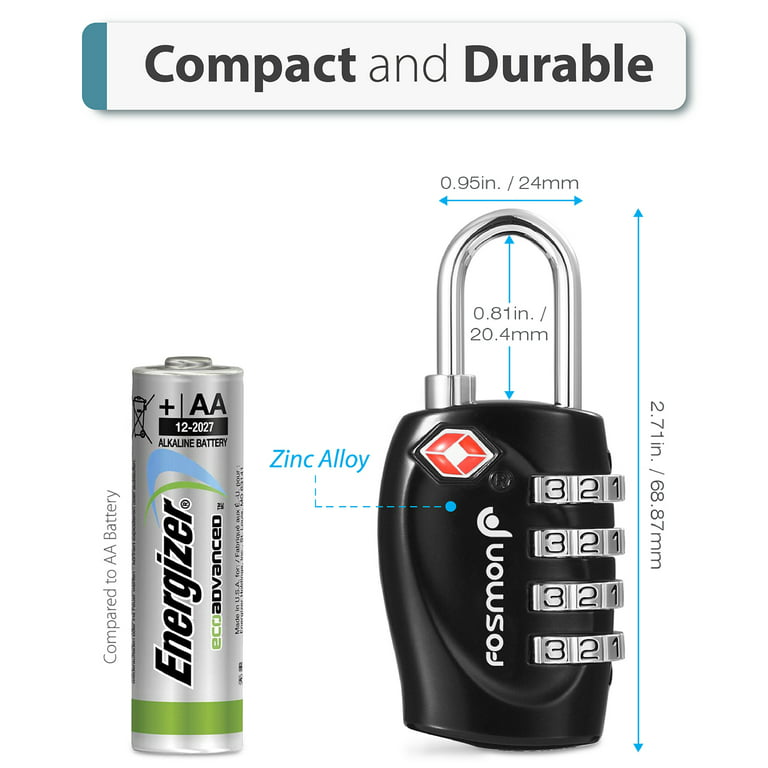 ZL1004 Keyless Zipper Lock for Backpack, OEM/ODM Luggage Locks
