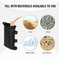 thumbnail image 4 of COOS BAY Heavy Duty Weight Bags for Outdoor Pop Up Canopy, Sand Bag Anchor Kit for Instant Shelter, 4-Pack, Black (Sand Not Included), 4 of 7