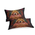 thumbnail image 3 of 2/3pcs Bedding Set All-seeing Eye Printed Comforter Cover Set Adult Newly Design Bedspreads,Full (80"x90"), 3 of 6