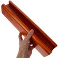 thumbnail image 2 of OULII 1Pack Rectangular Wood Mirror Holder for Floor in Brown Color, 2 of 6