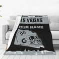 thumbnail image 5 of Custom Las Vegas Blanket Personalized Throw Blankets Name and Number for Men Women Boy Football Style Decor Gifts, 5 of 6