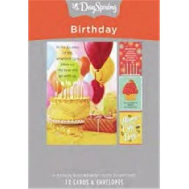CardBoxedBirthdayBirthday Images (Box Of 12)