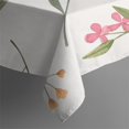 thumbnail image 6 of 60x60 Inch Waterproof Square Tablecloth, Thickened Polyester Table Cover for Dining & Parties, Floral Print, 6 of 6