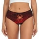 thumbnail image 1 of Balery Black Spider Web With Spiders Ropa Interior de Algodón para Mujer con Dibujo – Braguitas Cómodas y Elásticas, Estilo Clásico-XX-Large, 1 of 6