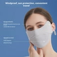 thumbnail image 6 of TNOBHG Uv Protection Face Breathable Face Guard Solid Color Super Soft to Skin Uv Protection Thin Three-dimensional Sunscreen Face Guard for Cycling Outdoor, 6 of 8