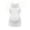 White, variant on Gyujnb Round Neck Racerback Maternity Tank Top Vertical Ribbed Soft Stretch Knit Dual Side Ruched Waist Lightweight Breezy Seamless Cami Layering Top ,XL