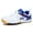 Blanc Bleu, variante sur LUXUR Chaussures de Badminton pour Hommes Chaussures d'Intérieur pour Terrain Espadrilles à Lacets Chaussures de Tennis de Table Respirantes Espadrilles de Pickleball Bleu Foncé 9
