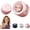 Pink, variant on Portable Clip-On Fan, Mini Bladeless Electric Fan for Shirt & Waist, Adjustable 3-Speed Suspended Whirlwind Fans Silent Personal Fans for Outdoor Office Travel Accessories & Gift (Blue)