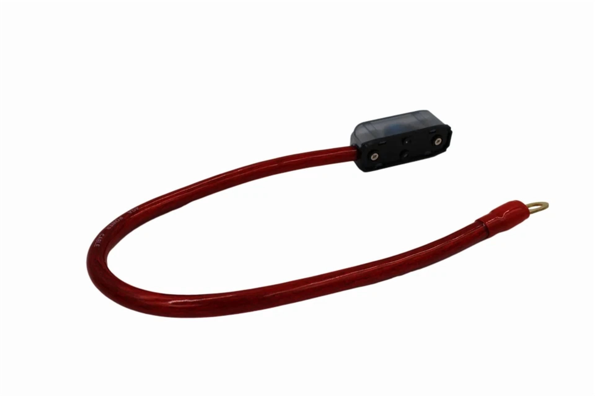 CRESTIN- 4 Awg Gauge Imc Audio Cable Inline Fuse Holder Block Mini Anl 250 Amp 8 Inch