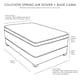 thumbnail image 5 of Colchón Matrimonial Dover + Base Cama + Almohada One + Protector Cloud + Sábanas Softy + Edredón Homy, 5 of 9
