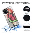 thumbnail image 4 of Black Phone Case Cover Itsuki Nakano 5 Toubun no Hanayome Anime Compatible for iPhone 14 Plus Case, 4 of 5