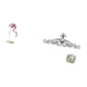 thumbnail image 5 of Estatua De Resina De Flamenco, Escultura De Pájaro, Arte Moderno, Figura De Jardín Con Soporte De Metal Y Pergamino, Decoración De Pared De Metal Floral Para El Hogar, Patio, Interior,, 5 of 8
