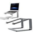 thumbnail image 2 of Soporte para Laptop 10-17 "Portátil de Aluminio Ergonómico Portátiles Elevador Elevador para Computadora Soporte de Metal para, Computadora, Notebook, gris Sunnimix Soporte para computadora portátil, 2 of 8
