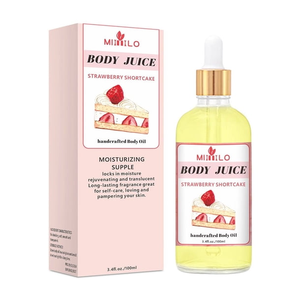 Esencias faciales con aceite en gotero, aceite corporal que llena tu piel de dulzura, ilumina e hidrata, adecuado para niñas y mujeres, 100 ml en liquidación