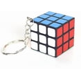 thumbnail image 1 of 1Pc Mini 3X3 Keyring Cube Keyring Cube Twist Puzzle Toys Bright Speed Cube, 1 of 4